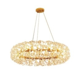 Lampada a sospensione moderna minimalista in ferro battuto a forma di fiore di sole circolare
