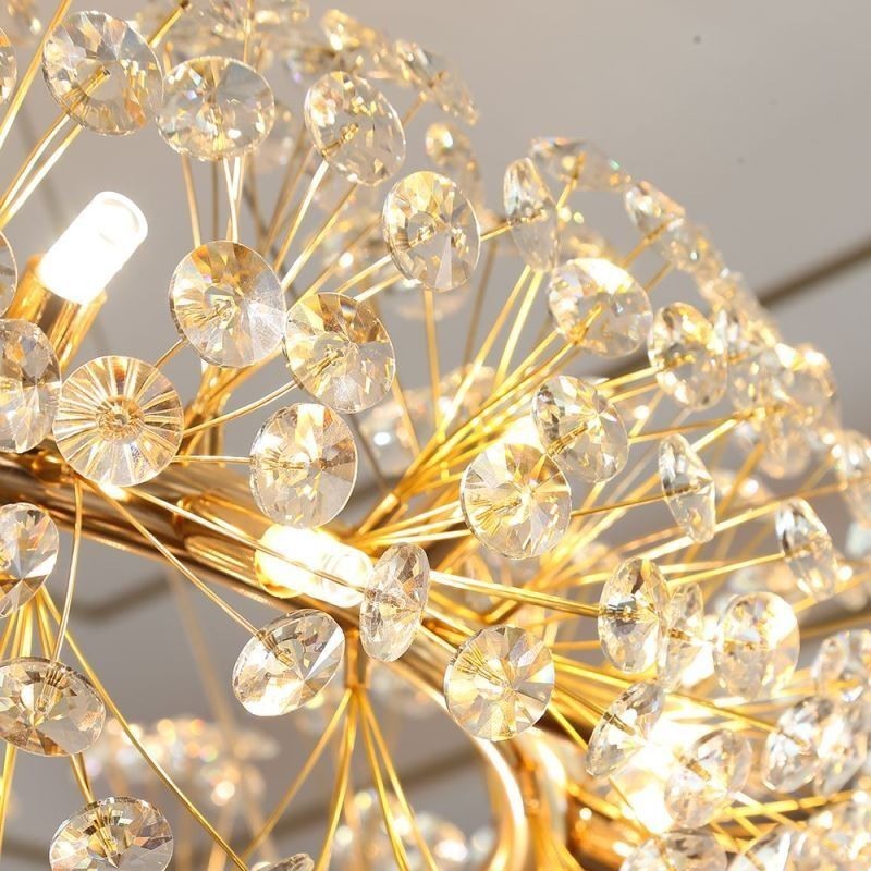 Lampada a sospensione moderna minimalista in ferro battuto a forma di fiore di sole circolare