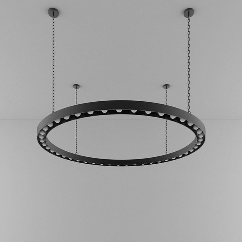 Lampada a sospensione retrò in ferro battuto, stile americano, attacco E27/E26, 23 luci 120 cm