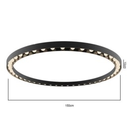 Lampada a sospensione retrò in ferro battuto, stile americano, attacco E27/E26, 23 luci 120 cm