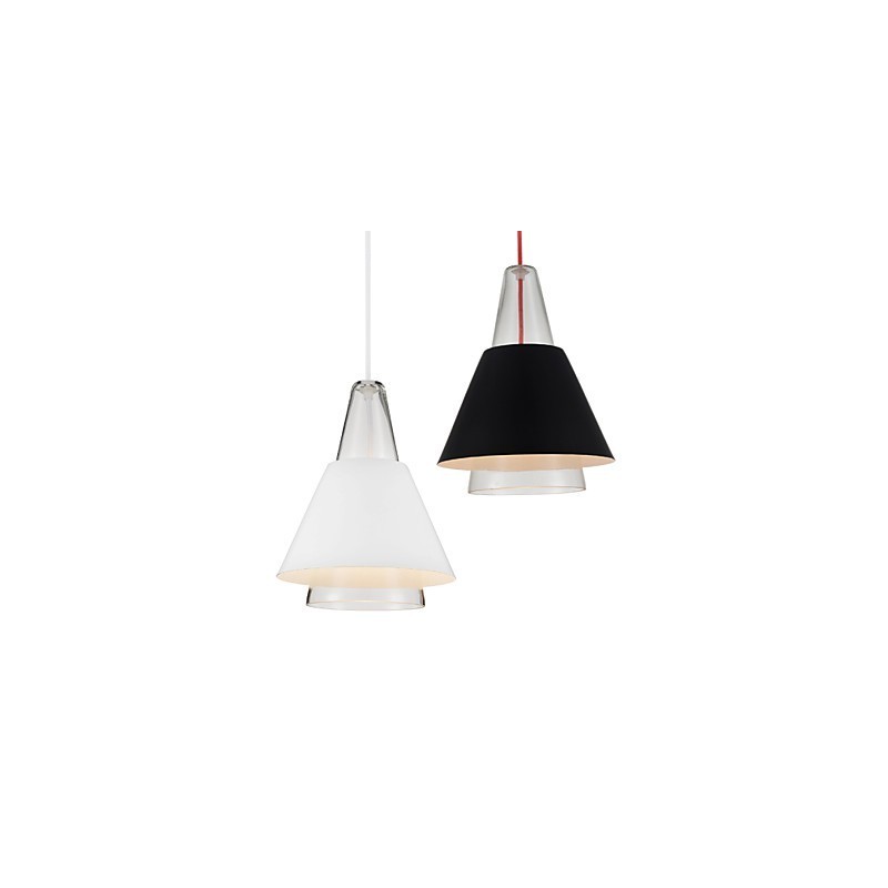Lampadario moderno contemporaneo in vetro dipinto trasparente, 1 lampadina E26/E27