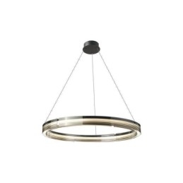 Lampada a sospensione in vetro cerchio 60 80 cm dimmerazione tricromatica