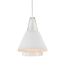 Lampadario moderno contemporaneo in vetro dipinto trasparente, 1 lampadina E26/E27
