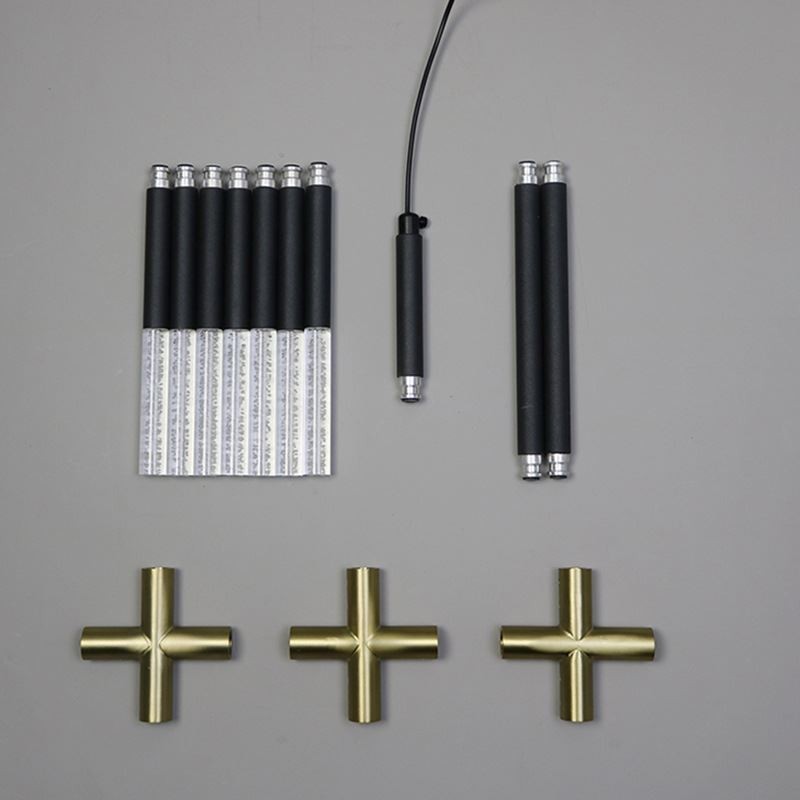 Lampada a sospensione LED combinata fai da te, luce bianca calda, cavo regolabile 100 cm