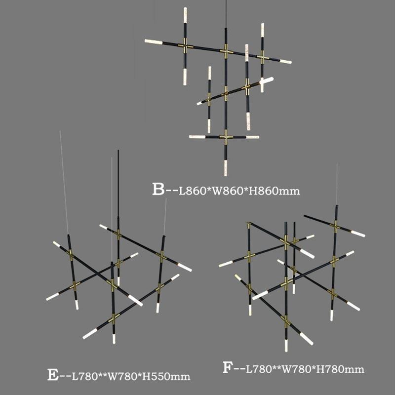 Lampada a sospensione LED combinata fai da te, luce bianca calda, cavo regolabile 100 cm