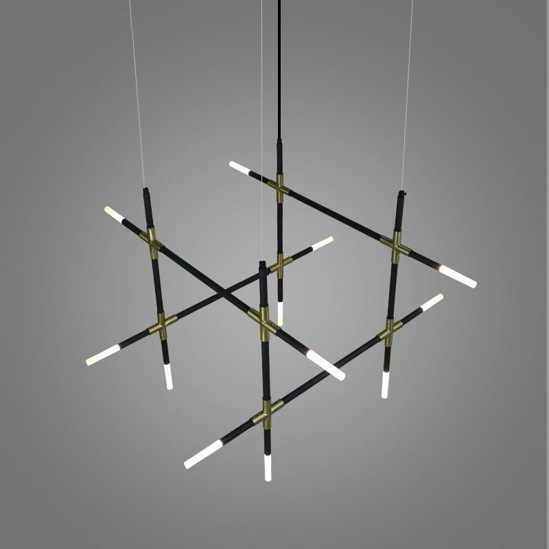 Lampada a sospensione LED combinata fai da te, luce bianca calda, cavo regolabile 100 cm