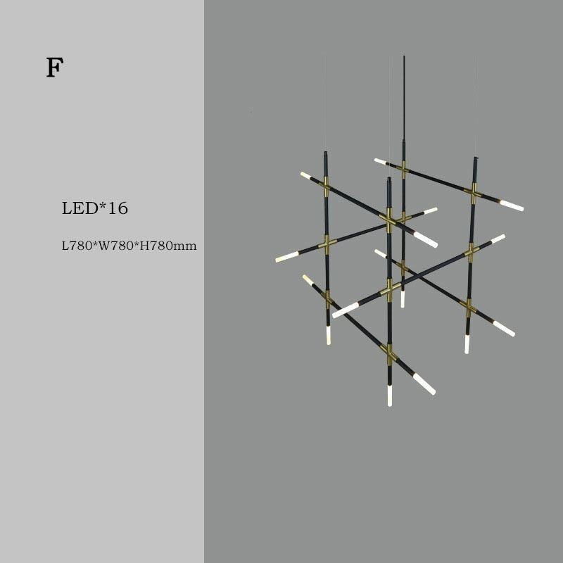 Lampada a sospensione LED combinata fai da te, luce bianca calda, cavo regolabile 100 cm