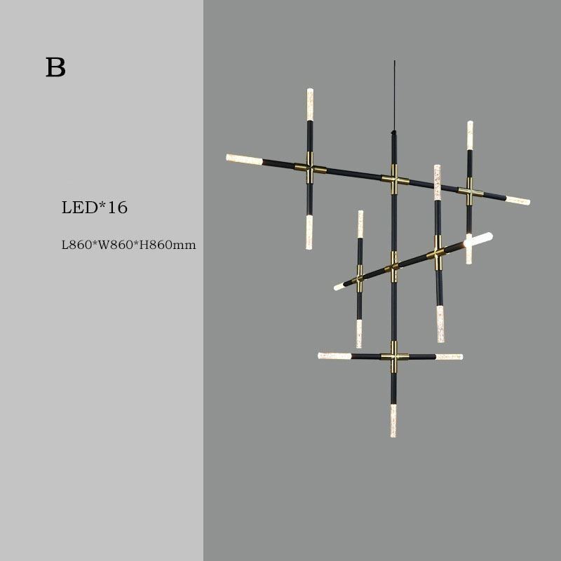 Lampada a sospensione LED combinata fai da te, luce bianca calda, cavo regolabile 100 cm