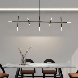 Lampada a sospensione creativa a giunzione bianco caldo, lampada combinata fai da te