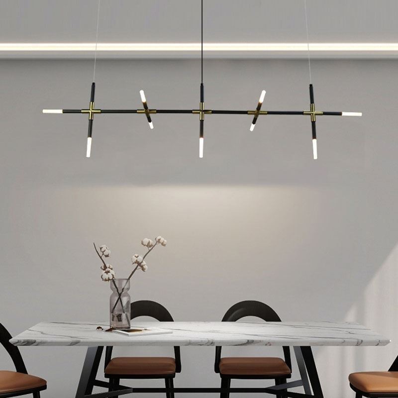 Lampada a sospensione creativa a giunzione bianco caldo, lampada combinata fai da te