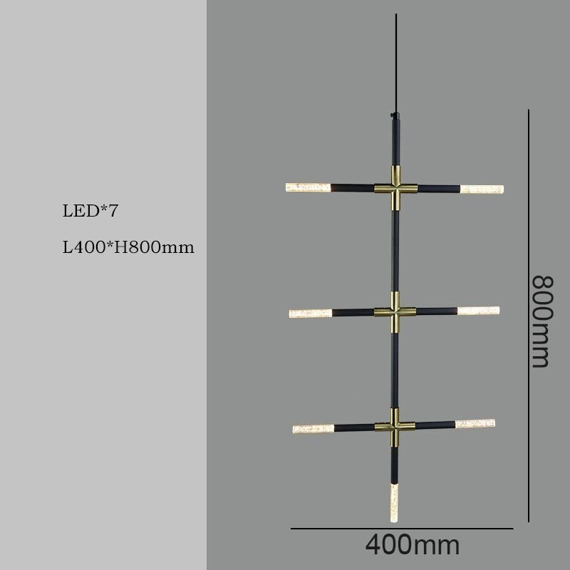 Lampada a sospensione creativa a giunzione bianco caldo, lampada combinata fai da te