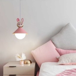 Lampada a sospensione moderna minimalista G9 in resina e ferro con paralume in acrilico