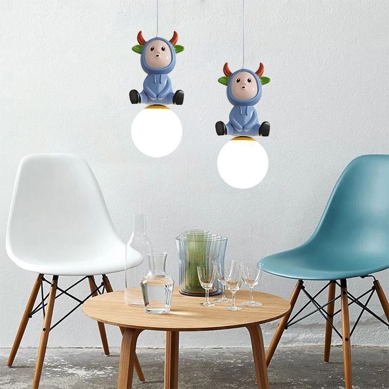 Lampada a sospensione moderna minimalista G9 in resina e ferro con paralume in acrilico