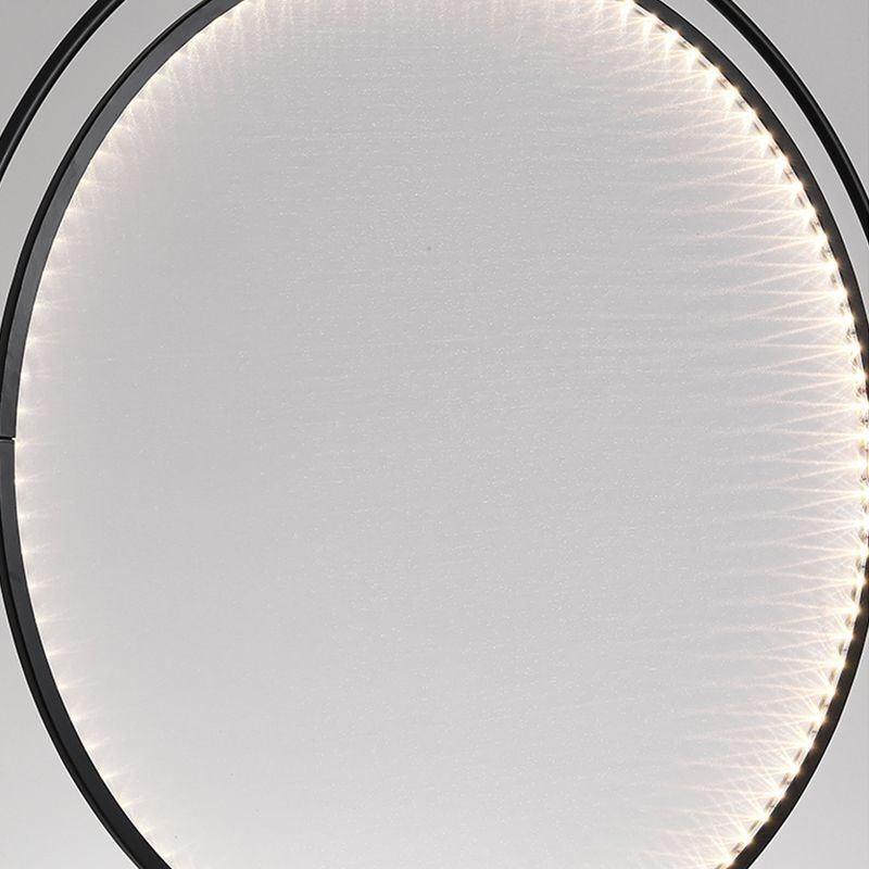 Lampada a sospensione LED nordica in ferro battuto ad anello