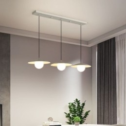Lampada a sospensione nordica in ferro e vetro G9