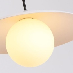 Lampada a sospensione nordica in ferro e vetro G9