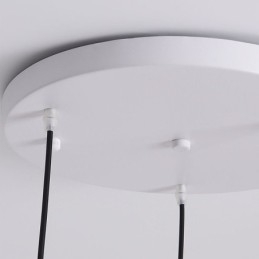 Lampada a sospensione nordica in ferro e vetro G9