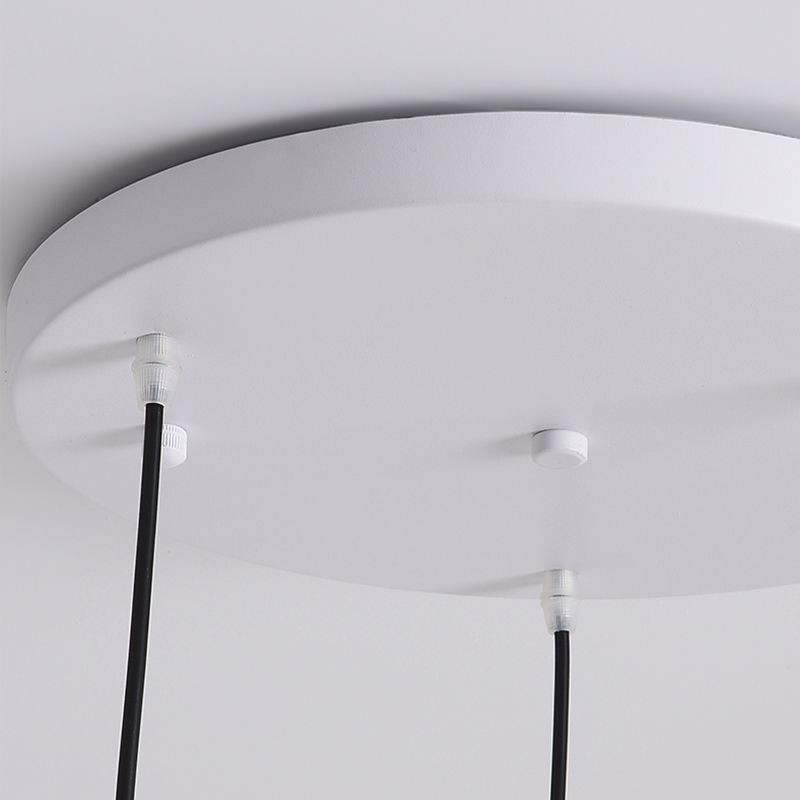 Lampada a sospensione nordica in ferro e vetro G9