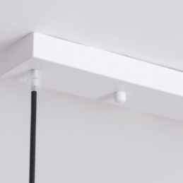 Lampada a sospensione nordica creativa in ferro battuto G9 a onda, 3 luci