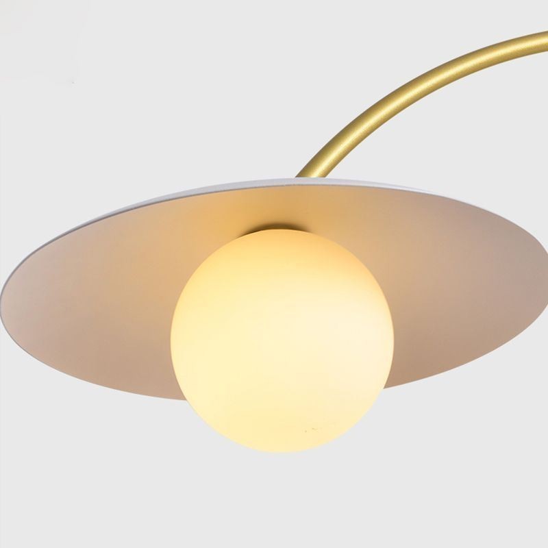 Lampada a sospensione nordica creativa in ferro battuto G9 a onda, 3 luci