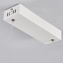 Lampada a sospensione LED Art Wave in alluminio 30W 80x12x8 cm
