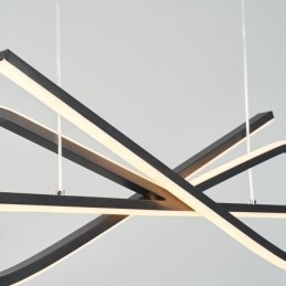 Lampada a sospensione LED moderna in alluminio Art Bowknot 50 W