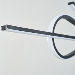 Lampada a sospensione LED moderna in alluminio Art Bowknot 50 W