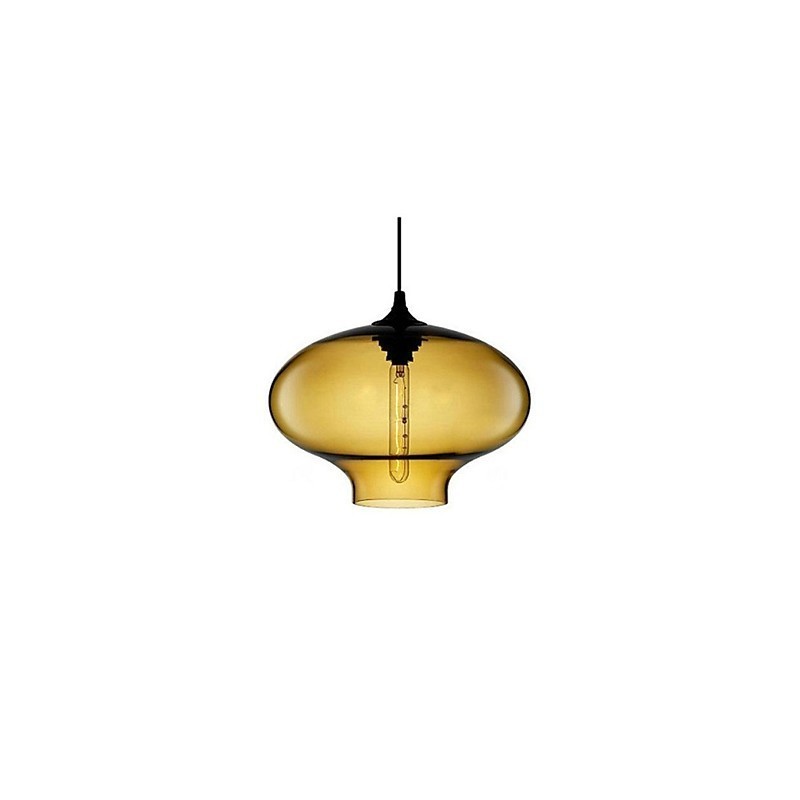 Lampada a sospensione Bubble Design 1 luce minimalista in ferro dipinto