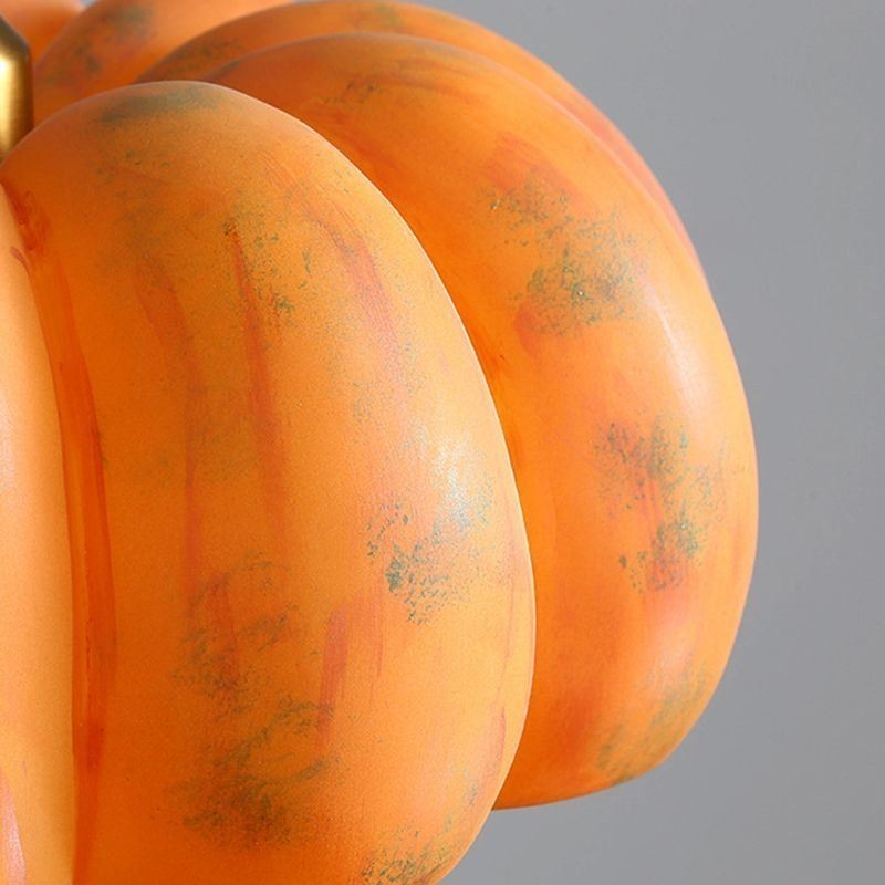 Lampada a sospensione giapponese retrò a forma di zucca, 1 luce, attacco E26/E27