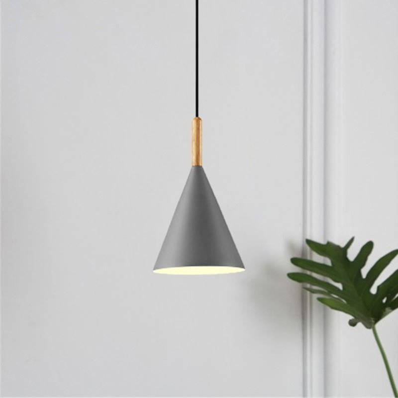 Lampada a sospensione nordica Macaron a 1 luce E26/E27 16x18 cm