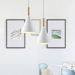Lampada a sospensione nordica Macaron a 1 luce E26/E27 16x18 cm