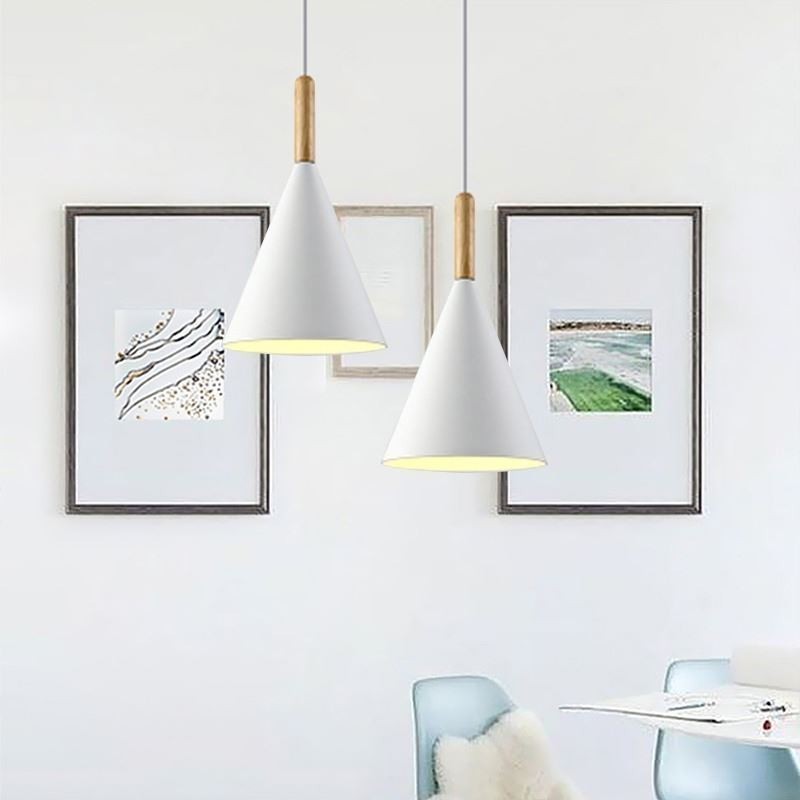 Lampada a sospensione nordica Macaron a 1 luce E26/E27 16x18 cm