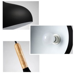 Lampada a sospensione nordica Macaron a 1 luce E26/E27 16x18 cm