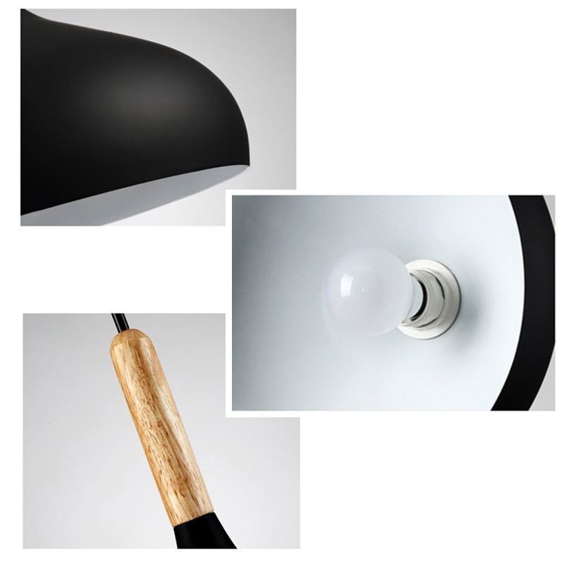 Lampada a sospensione nordica Macaron a 1 luce E26/E27 16x18 cm