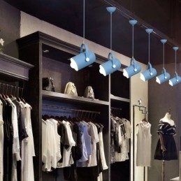 Lampada a sospensione nordica Macaron a 1 luce colorata E26/E27