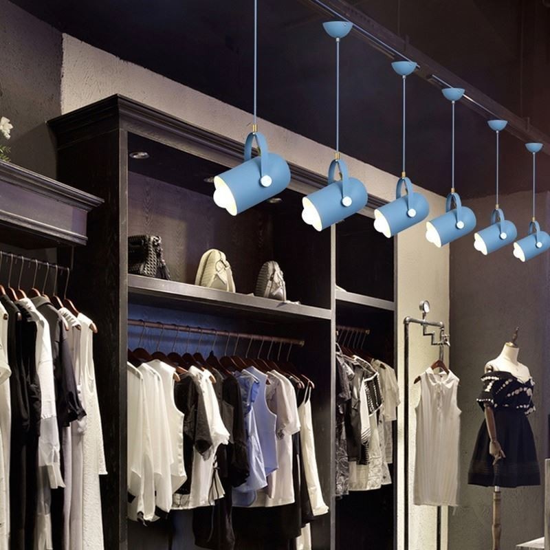 Lampada a sospensione nordica Macaron a 1 luce colorata E26/E27