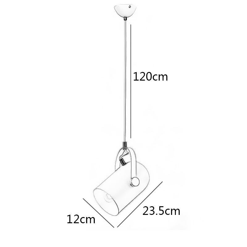 Lampada a sospensione nordica Macaron a 1 luce colorata E26/E27
