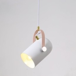 Lampada a sospensione nordica Macaron a 1 luce colorata E26/E27