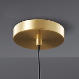 Lampada a sospensione moderna semplice in ottone 33x12 cm cavo regolabile 160 cm E26/E27
