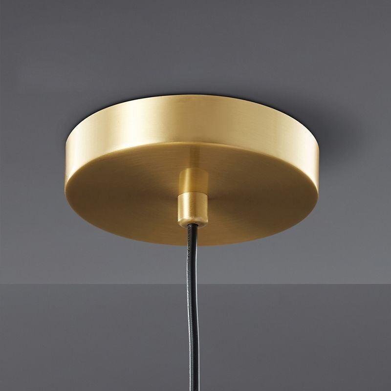 Lampada a sospensione moderna semplice in ottone 33x12 cm cavo regolabile 160 cm E26/E27