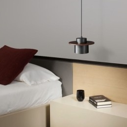 Lampada a sospensione moderna in ottone, 1 luce, attacco E26/E27, 20 × 10 cm