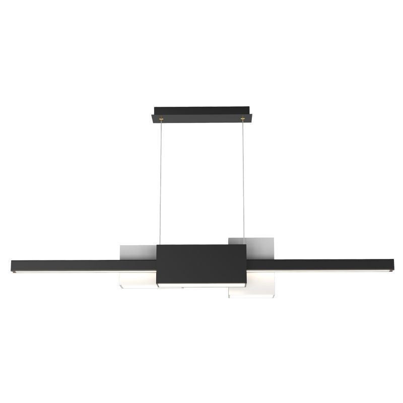 Lampada a sospensione LED moderna minimalista a strisce 120 x 20 cm 84W