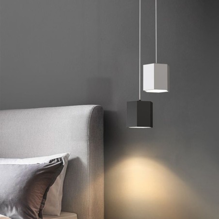 Lampada a sospensione LED esagonale moderna semplice 24W 38x14 cm