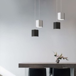 Lampada a sospensione LED esagonale moderna semplice 24W 38x14 cm