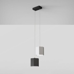 Lampada a sospensione LED esagonale moderna semplice 24W 38x14 cm