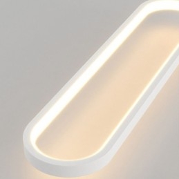 Lampada a sospensione ovale moderna minimalista in acrilico