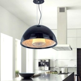 Lampada a sospensione semicircolare minimalista nordica per caffè