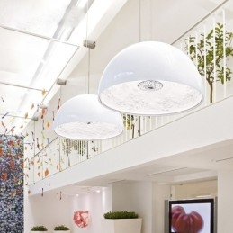 Lampada a sospensione semicircolare minimalista nordica per caffè