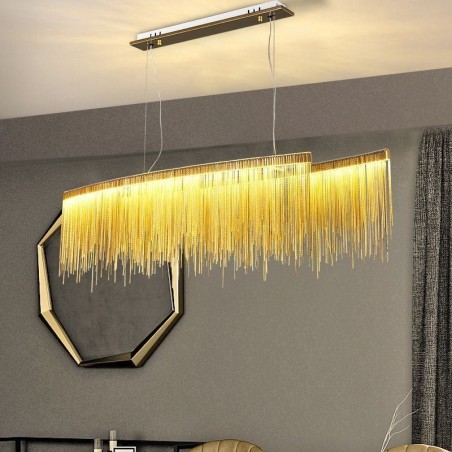 Lampada a sospensione moderna creativa con nappa per caffè