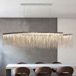 Lampada a sospensione moderna creativa con nappa per caffè